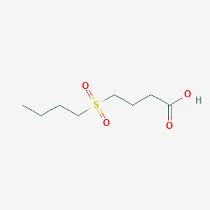 molecular formula C8H16O4S B1386403 4-Butylsulfonylbutanoic acid CAS No. 61798-16-1