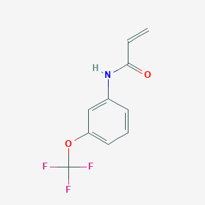 molecular formula C10H8F3NO2 B1386404 N-(3-(trifluoromethoxy)phenyl)acrylamide CAS No. 1156755-90-6