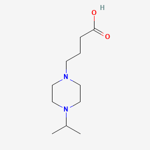 molecular formula C11H22N2O2 B1386406 4-(4-Isopropyl-1-piperazinyl)butanoic acid CAS No. 1156829-32-1