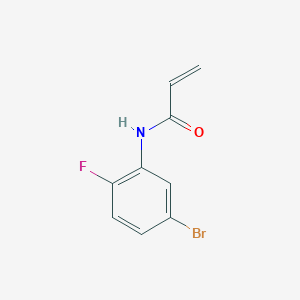 molecular formula C9H7BrFNO B1386410 N-(5-bromo-2-fluorophenyl)acrylamide CAS No. 1156153-35-3