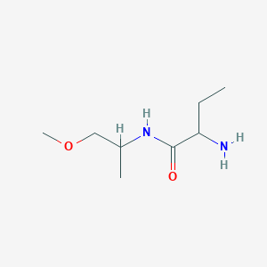 molecular formula C8H18N2O2 B1386416 2-Amino-N-(2-methoxy-1-methylethyl)butyramide CAS No. 1218381-70-4