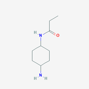 molecular formula C9H18N2O B1386420 N-((1r,4r)-4-aminocyclohexyl)propionamide CAS No. 1286319-95-6