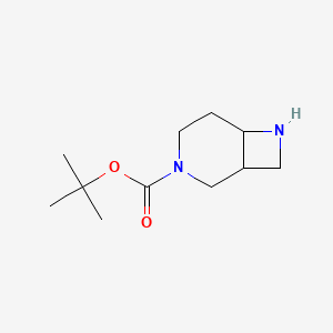 molecular formula C11H20N2O2 B1386423 Tert-butyl 3,7-diazabicyclo[4.2.0]octane-3-carboxylate CAS No. 885271-67-0