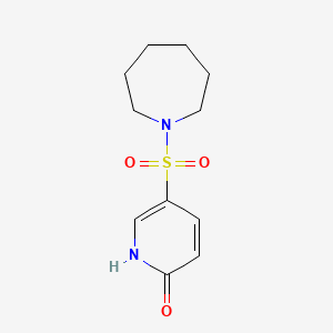 molecular formula C11H16N2O3S B1386424 5-(azepan-1-ylsulfonyl)pyridin-2(1H)-one CAS No. 1154883-50-7