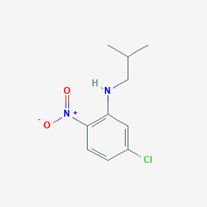 molecular formula C10H13ClN2O2 B1386441 N-[Isobutyl]2-nitro-5-chloroaniline CAS No. 863605-17-8