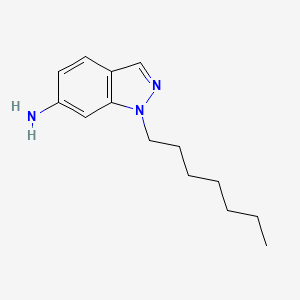 molecular formula C14H21N3 B1386444 1-heptyl-1H-indazol-6-amine CAS No. 1155102-93-4