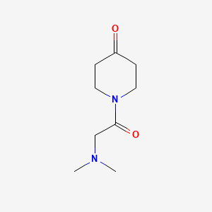 molecular formula C9H16N2O2 B1386448 1-(2-Dimethylaminoacetyl)-piperidin-4-one CAS No. 1157888-64-6