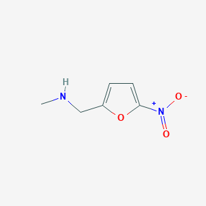 molecular formula C6H8N2O3 B1386453 N-Methyl-N-[(5-nitro-2-furyl)methyl]amine CAS No. 806604-44-4