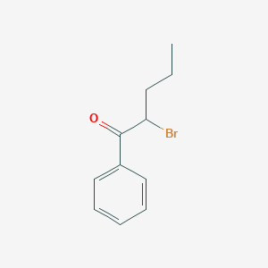 molecular formula C11H13BrO B138646 2-Bromo-1-phenyl-pentan-1-one CAS No. 49851-31-2