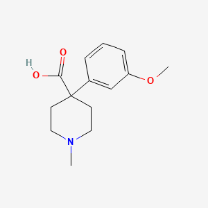 4-(3-Methoxyphenyl)-1-methylpiperidine-4-carboxylic acid