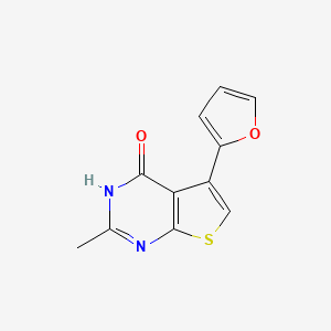 5-(2-furyl)-2-methylthieno[2,3-d]pyrimidin-4(3H)-one