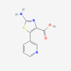 2-Amino-5-pyridin-3-yl-1,3-thiazole-4-carboxylic acid