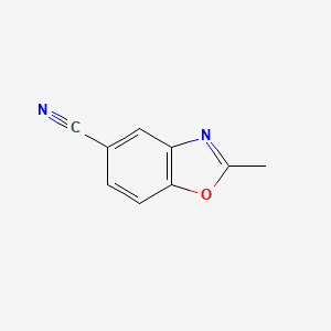 molecular formula C9H6N2O B1386483 2-Methyl-1,3-benzoxazole-5-carbonitrile CAS No. 903556-80-9