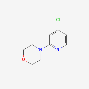 molecular formula C9H11ClN2O B1386490 4-(4-氯吡啶-2-基)吗啉 CAS No. 1086376-26-2