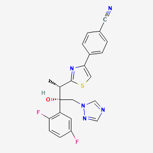 molecular formula C22H17F2N5OS B13864936 (S,S)-Isavuconazole 