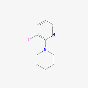 molecular formula C10H13IN2 B1386499 3-Iodo-2-piperidin-1-ylpyridine CAS No. 1086376-23-9
