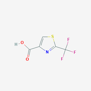 molecular formula C5H2F3NO2S B1386508 2-(Trifluoromethyl)-1,3-thiazole-4-carboxylic acid CAS No. 915030-08-9