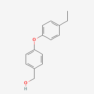 molecular formula C15H16O2 B1386531 [4-(4-Ethylphenoxy)phenyl]methanol CAS No. 1038966-29-8