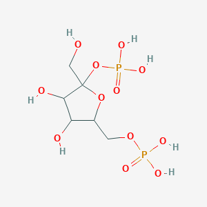 molecular formula C6H14O12P2 B13865370 D-Fructofuranose,2,6-bis(dihydrogen phosphate) 