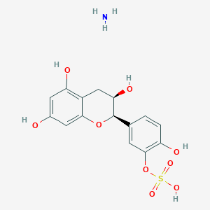 molecular formula C15H17NO9S B13865429 3'-O-Sulfate-Epicatechin Ammonium Salt 