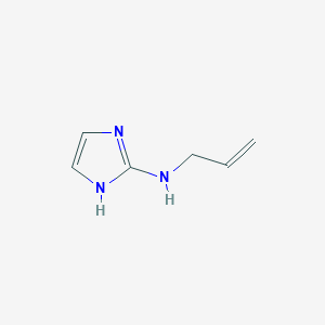 molecular formula C6H9N3 B13865593 N-prop-2-enyl-1H-imidazol-2-amine 