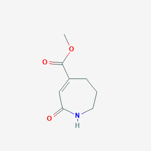 molecular formula C8H11NO3 B13865705 Methyl 2-oxo-2,5,6,7-tetrahydro-1H-azepine-4-carboxylate 