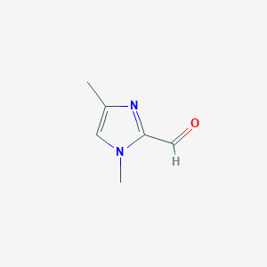 molecular formula C6H8N2O B1386574 1,4-dimethyl-1H-imidazole-2-carbaldehyde CAS No. 933728-48-4