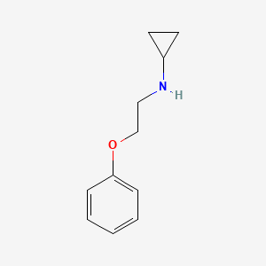 molecular formula C11H15NO B1386585 N-(2-phenoxyethyl)cyclopropanamine CAS No. 16690-27-0