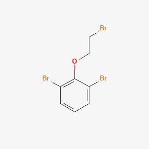 molecular formula C8H7Br3O B1386589 1,3-Dibromo-2-(2-bromoethoxy)benzene CAS No. 206347-32-2
