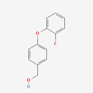 molecular formula C13H11FO2 B1386596 [4-(2-Fluorophenoxy)phenyl]methanol CAS No. 1038966-53-8