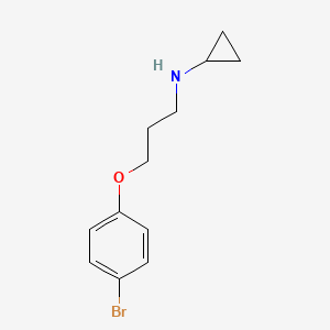 N-(3-(4-bromophenoxy)propyl)cyclopropanamine