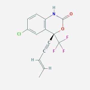 molecular formula C14H9ClF3NO2 B13866030 Efavirenz Pent-3-ene-1-yne (cis/trans Mixture) 