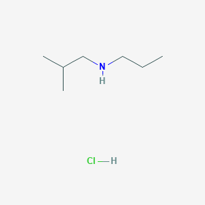 molecular formula C7H18ClN B13866040 2-Methyl-N-propyl-1-propanamine Hydrochloride 
