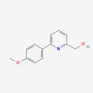 molecular formula C13H13NO2 B13866068 (6-(4-Methoxyphenyl)pyridin-2-yl)methanol 