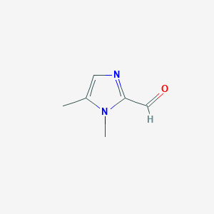 molecular formula C6H8N2O B1386608 1,5-Dimethyl-1H-imidazole-2-carbaldehyde CAS No. 955028-18-9