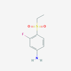 B1386609 4-Ethanesulfonyl-3-fluorophenylamine CAS No. 1039867-74-7