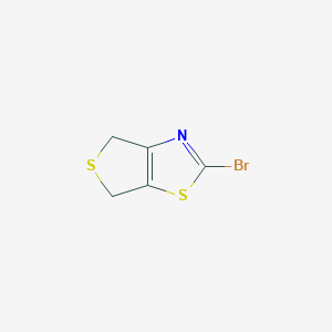 molecular formula C5H4BrNS2 B13866092 2-Bromo-4,6-dihydro-thieno[3,4-d]thiazole 
