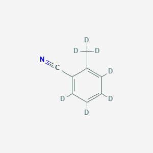 molecular formula C8H7N B13866101 O-Tolunitrile-D7 