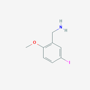 (5-Iodo-2-methoxyphenyl)methanamine