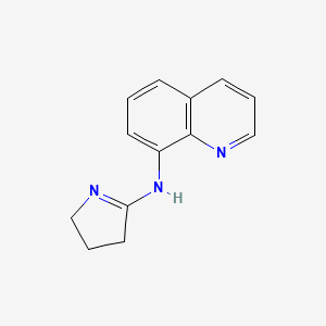 molecular formula C13H13N3 B13866143 N-(3,4-dihydro-2H-pyrrol-5-yl)quinolin-8-amine 