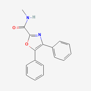 molecular formula C17H14N2O2 B13866160 N-methyl-4,5-diphenyl-1,3-oxazole-2-carboxamide 