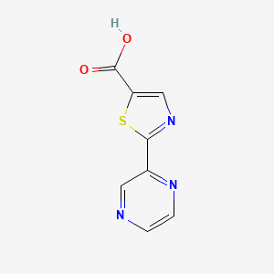 2-(Pyrazin-2-yl)-1,3-thiazole-5-carboxylic acid