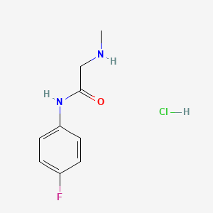 N-(4-fluorophenyl)-2-(methylamino)acetamide hydrochloride