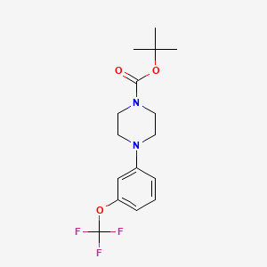 molecular formula C16H21F3N2O3 B13866191 Tert-butyl 4-(3-(trifluoromethoxy)phenyl)piperazine-1-carboxylate 