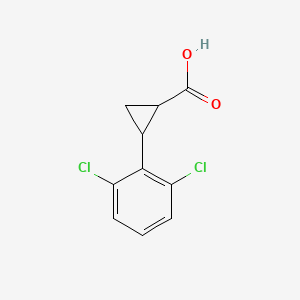 2-(2,6-Dichlorophenyl)cyclopropane-1-carboxylic acid