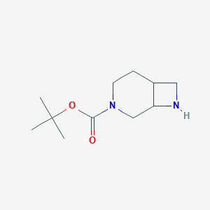 molecular formula C11H20N2O2 B1386622 Tert-butyl 3,8-diazabicyclo[4.2.0]octane-3-carboxylate CAS No. 928754-14-7