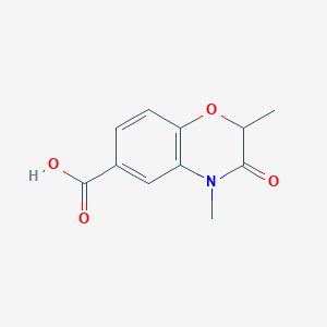 2,4-dimethyl-3-oxo-3,4-dihydro-2H-1,4-benzoxazine-6-carboxylic acid