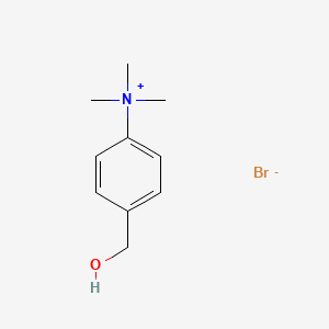 molecular formula C10H16BrNO B13866276 [4-(Trimethylammonium)benzyl] Alcohol Bromide 