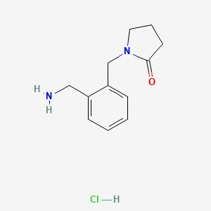 1-[2-(Aminomethyl)benzyl]pyrrolidin-2-one hydrochloride