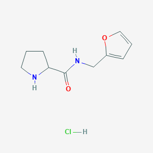 N-(2-Furylmethyl)-2-pyrrolidinecarboxamide hydrochloride